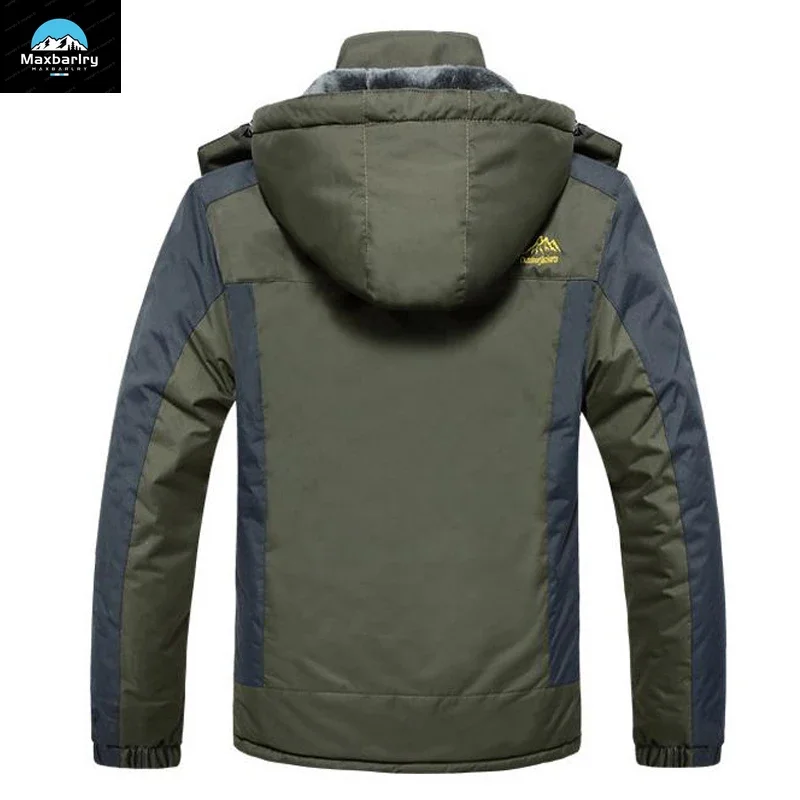 Мужская зимняя парка с капюшоном размеры до 9xl