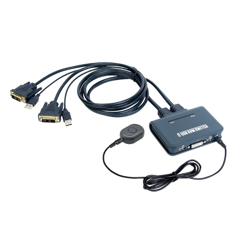 

Квм-выключатель DVI 2 в 1 с выходом 1080P DVI USB квм-переключатель 2x1 с USB-кабелем DVI для двух ПК Share 1 комплект клавиатуры мыши и 1 монитор