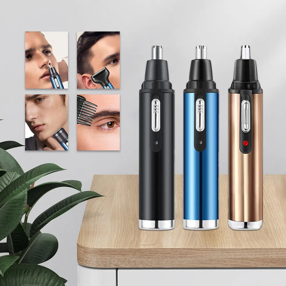 

4 in 1 Electric Nose Hair Trimmer Implement Shaver Clipper Ear Neck Eyebrow Trimmer Shaver Man Woman Clean Trimer Razor Remover