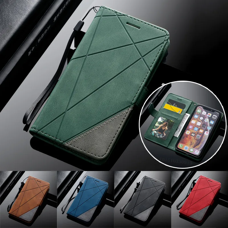 

2022 FO6 откидной кожаный чехол для iphone 13 12 11 pro max Магнитный чехол-бумажник для iphone X XR XSmax 6 7 8 plus SE 2020