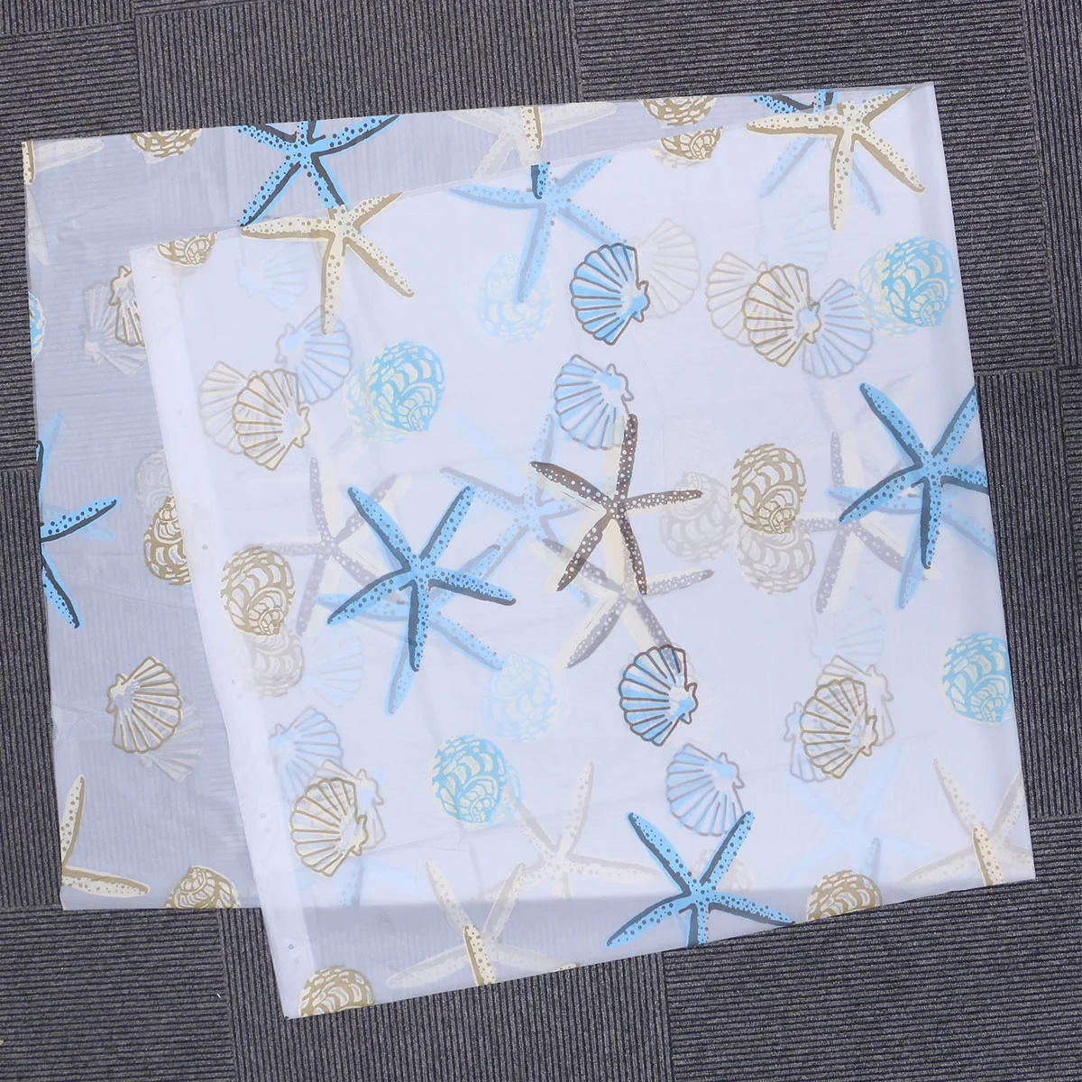 1pc Beach Curtain Curtain Liner Beach Bathroom Decor Clear Curtain Beach Themed Curtains