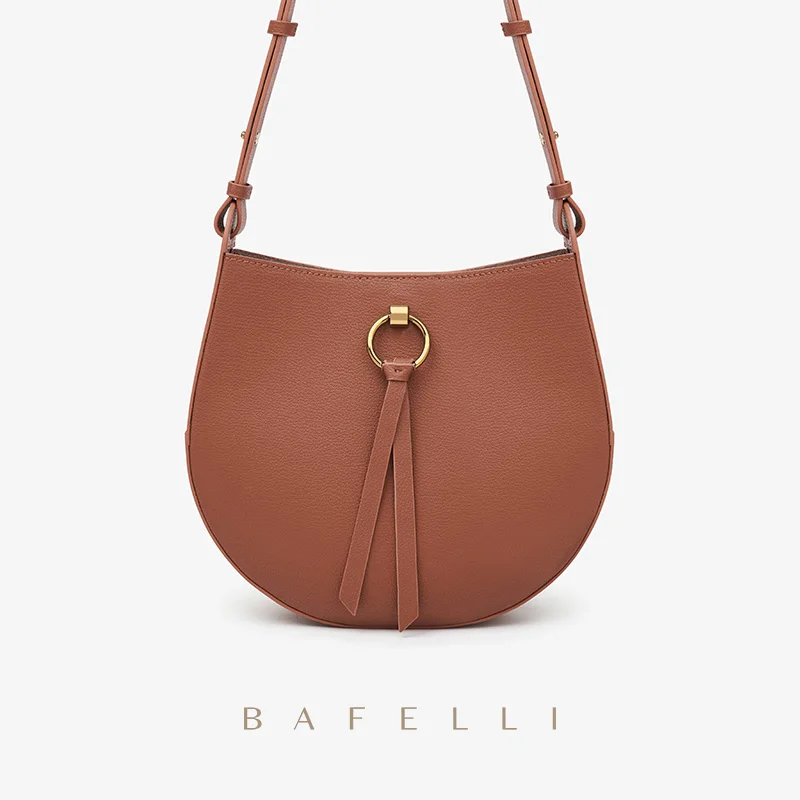 CLASSIC 2023 WOMEN'S BAG BAFELLI BRAND BACKPACK STYLISH FEMALE SHOULDER CROSSBODY SADDLE VINTAGE STYLE LEATHER PURSE RETRO