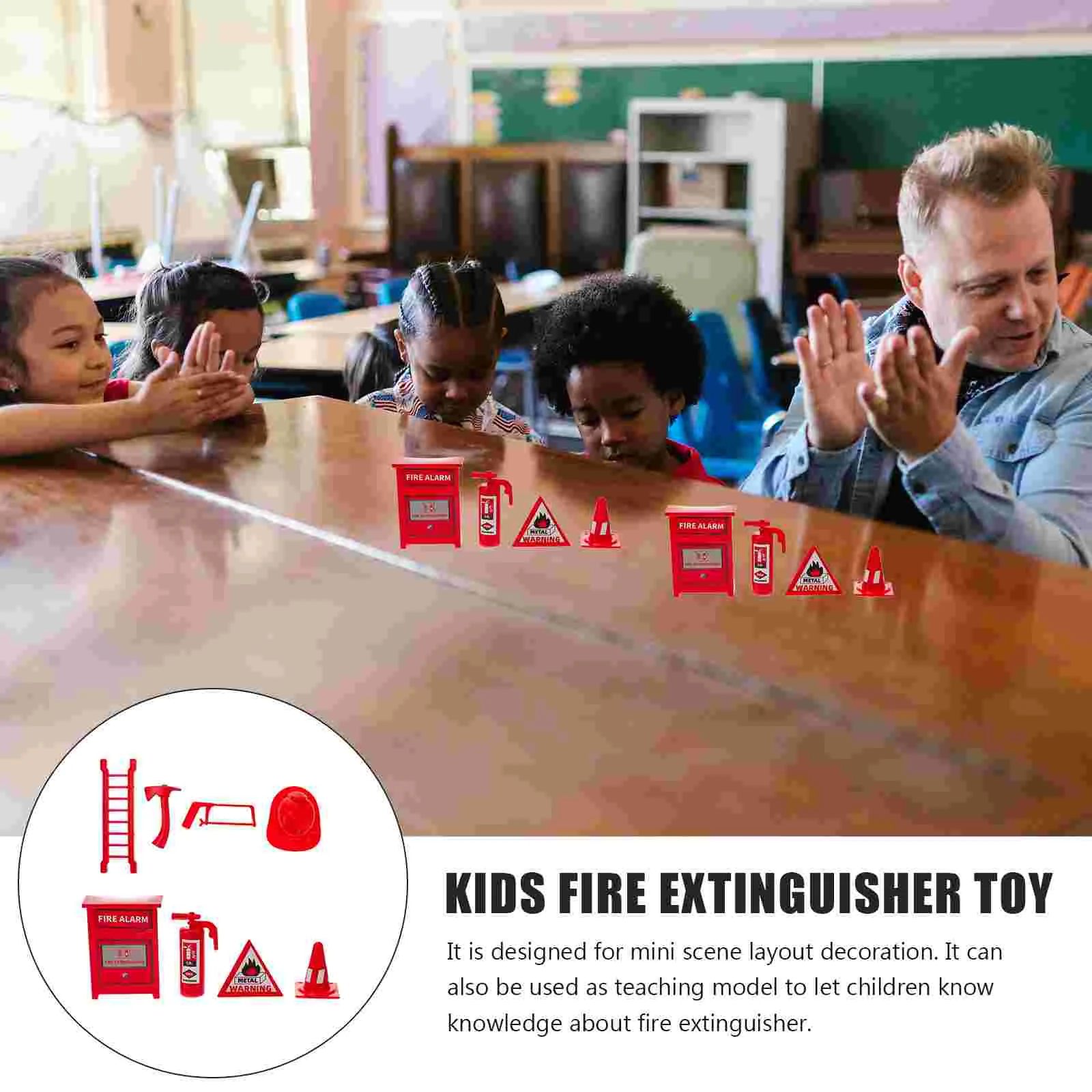 4 комплекта костюмов для детей мини-пожарный инструмент детские игрушки комплект