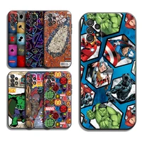 marvel us logo phone cases for samsung galaxy s20 fe s20 lite s8 plus s9 plus s10 s10e s10 lite m11 m12 soft tpu back cover