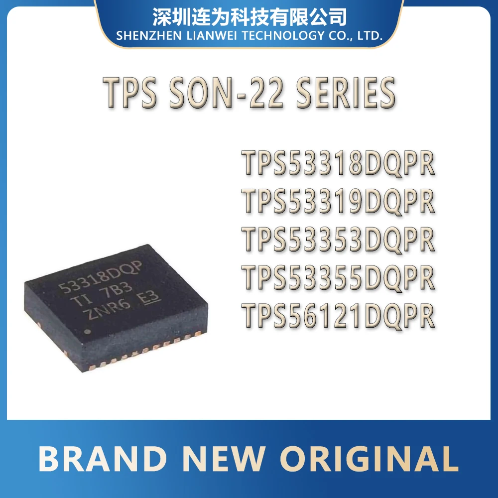 TPS53318DQPR TPS53319DQPR TPS53353DQPR TPS53355DQPR TPS56121DQPR TPS53318 TPS53319 TPS53353 TPS53355 TPS56121 TPS IC Chip