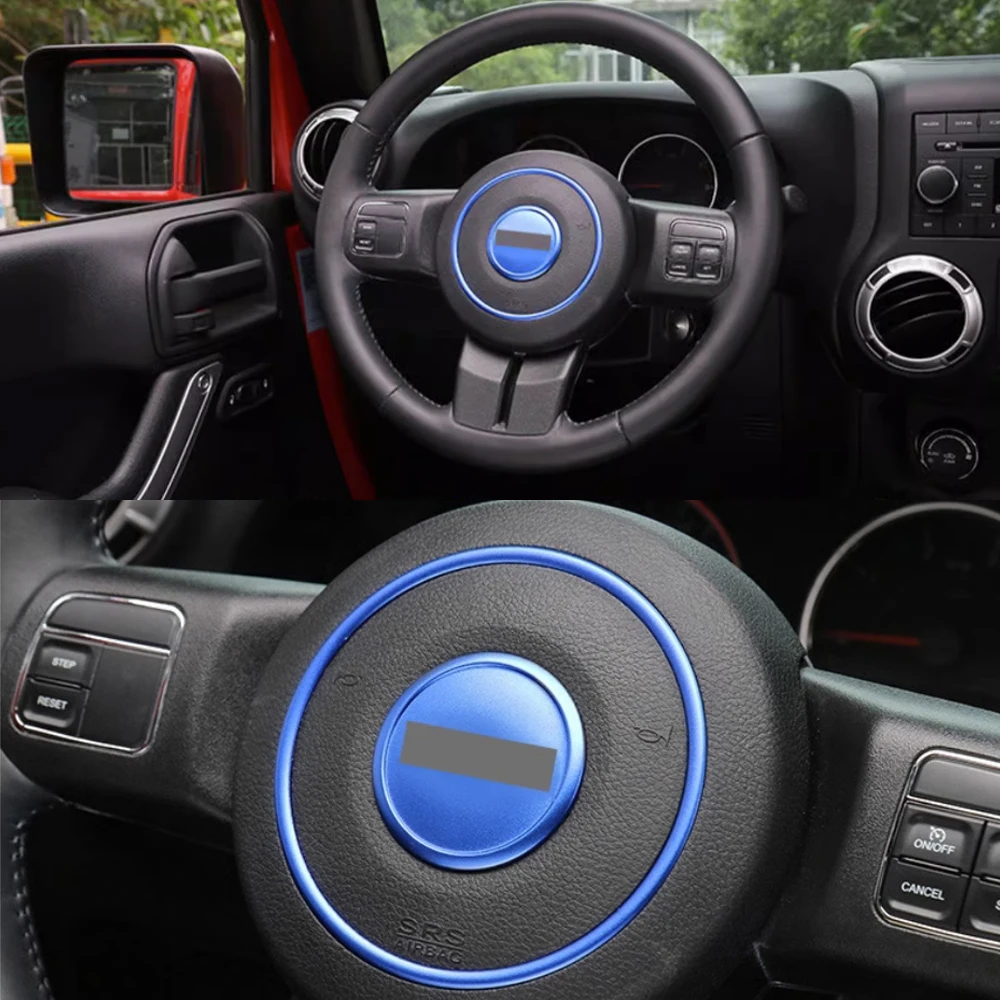 Декоративная накладка на руль аксессуар для Jeep Grand Cherokee 2011-2020/Renegade 2016-2023/Compass Patriot