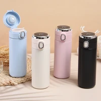 4pcs smart touch with led display temperature measurement bomb cover thermos cup