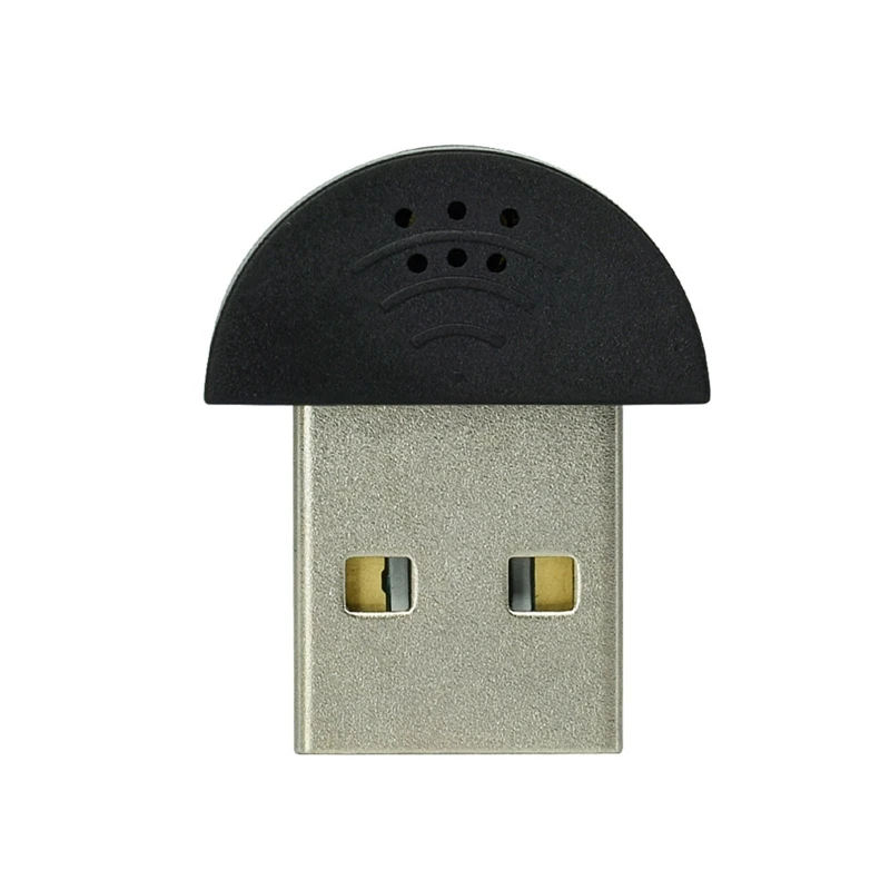 

Mini USB Microphone Portable Studio for Laptop Notebook Driver Free 18x20mm