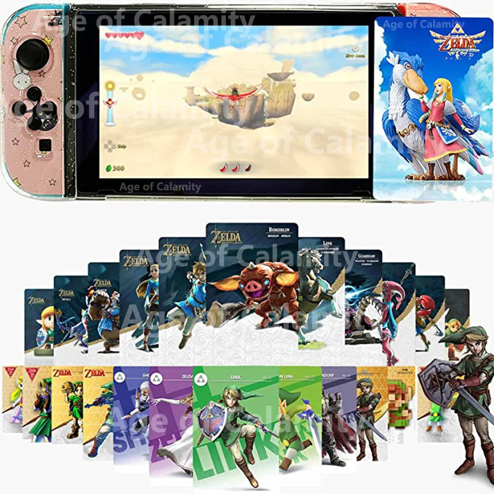 Nfc rfid ключ карты Новые 25 шт. zeldaes amiibo замки дыхание дикой легенды о Зельде link ns