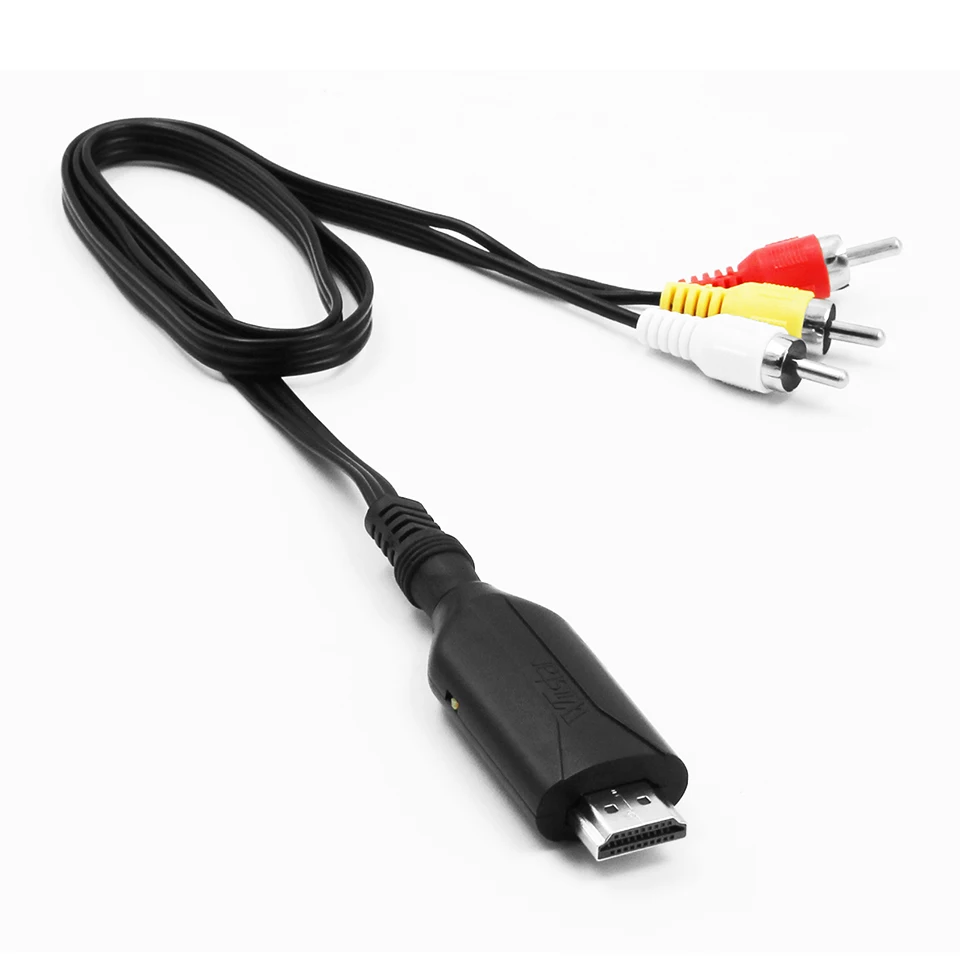 Преобразователь HDMI в RCA AV/CVSB L/R видеобокс 1080P 1920*1080 60 Гц HDMI2AV поддержка NTSC PAL выход