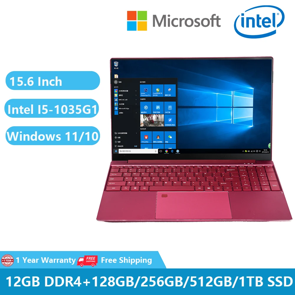 

Ноутбук игровой, Windows 10, 2022 дюйма, Intel Core I5 1035G1, 12 Гб ОЗУ, ТБ