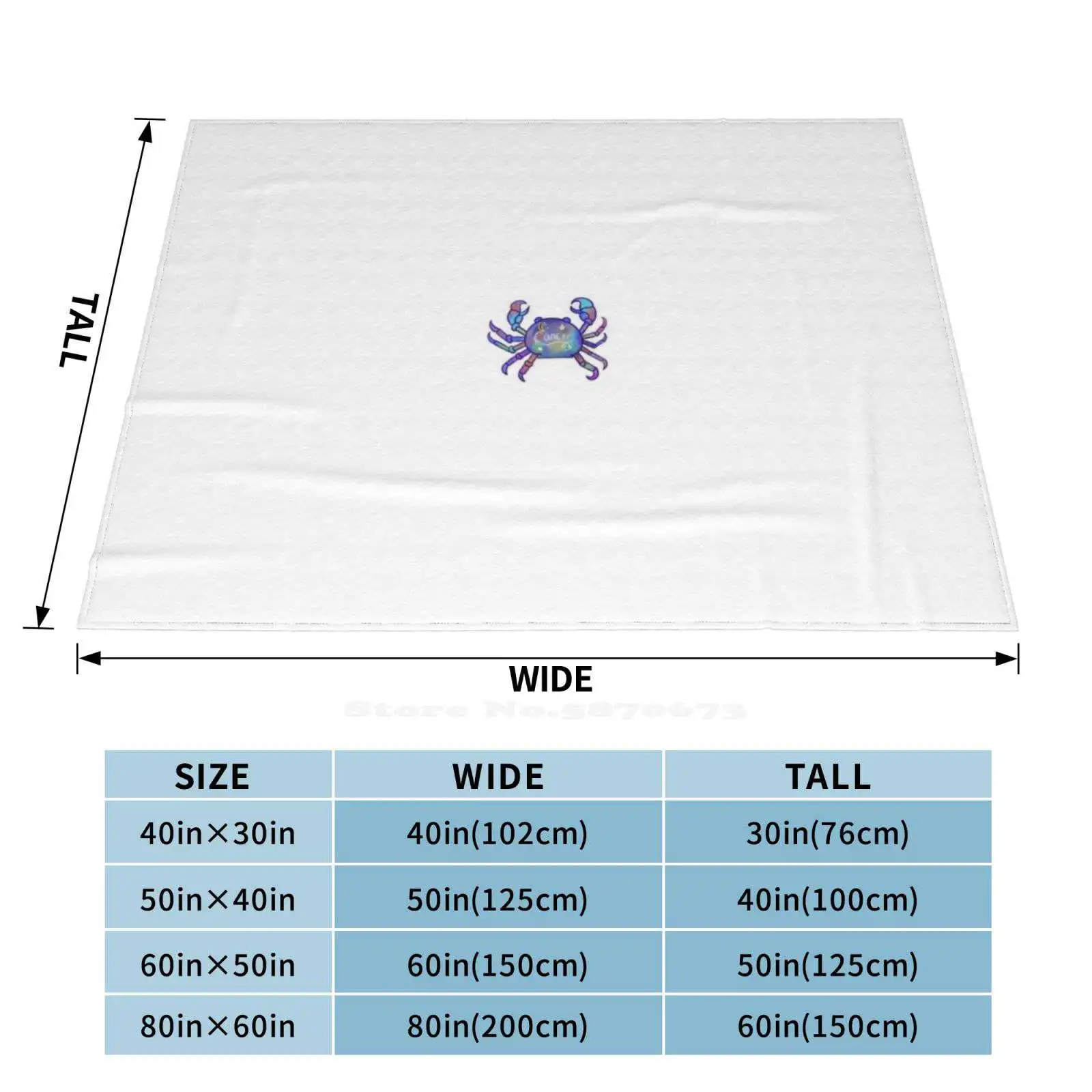Наклейка со знаком зодиака на рак супер теплые мягкие одеяла бросай
