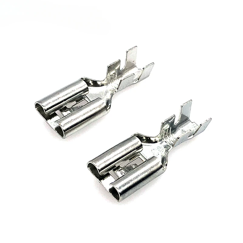 

Car Splices Wire Terminal Non-Insulated Auto Electrical 9.5MM Female Crimp Terminals DJ621-E9.5x1.2C