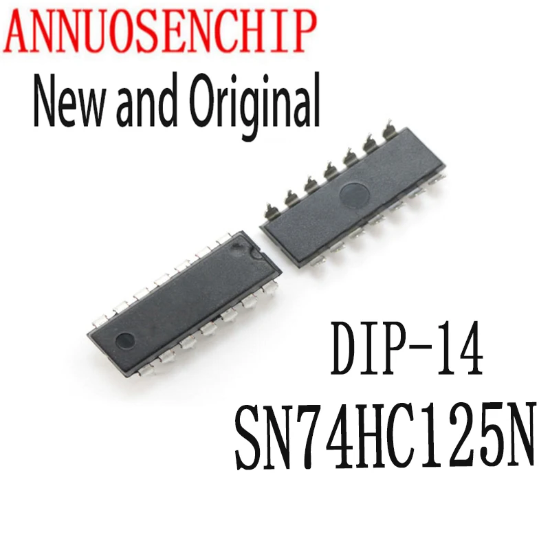 10 шт. Новый и оригинальный DIP14 SN74HC125 DIP 74HC125N 74HC125 DIP-14 MC74HC125AN HD74HC125P TC74HC125AP SN74HC125N