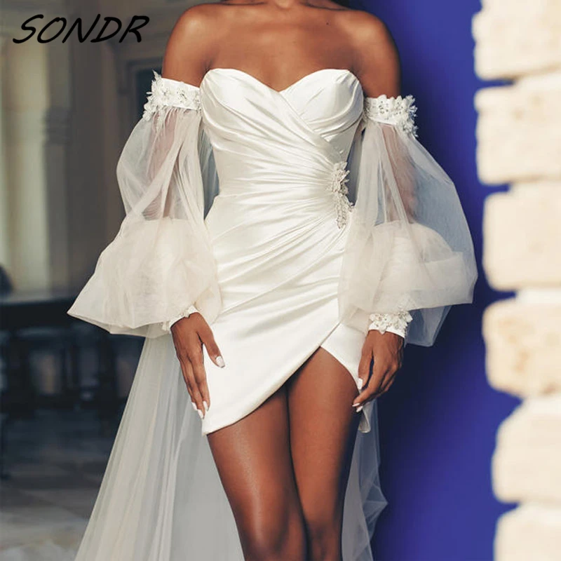 Сексуальное свадебное женское мини-платье модные вечерние белые элегантные