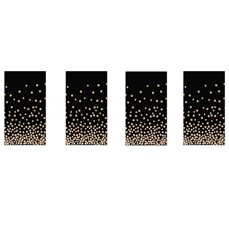 

Disposable Plastic Tablecloths,Rectangle Black Dot Tablecloths For Tables Parties Christmas Picnic Birthdays And Wedding