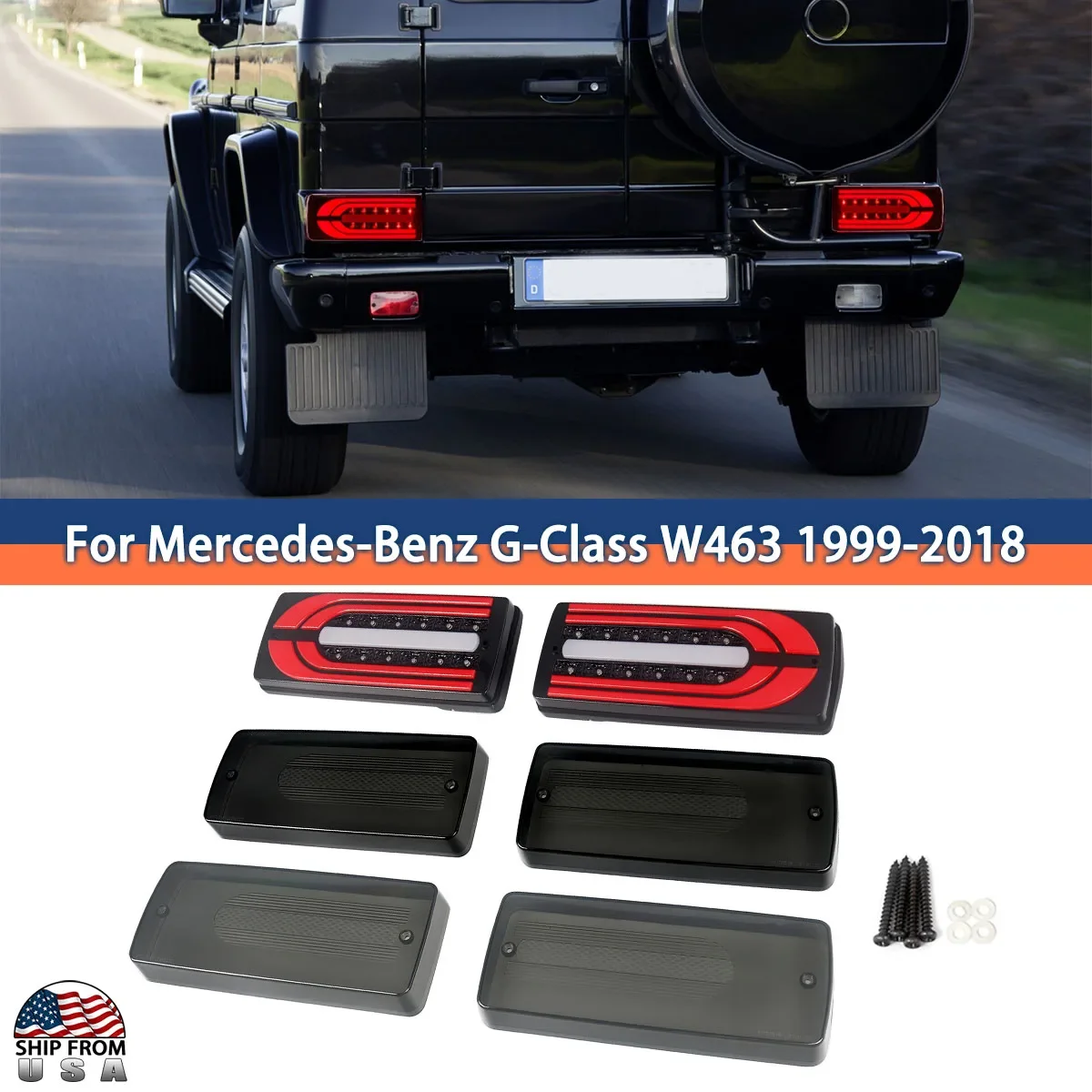 Светодиодные лампы для Mercedes W463 G-Class G500 G550 G55 1999-2018
