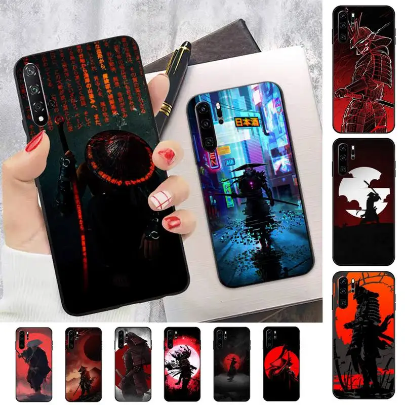 

The Samurai Japan Phone Case for Huawei P30 40 20 10 8 9 lite pro plus Psmart2019