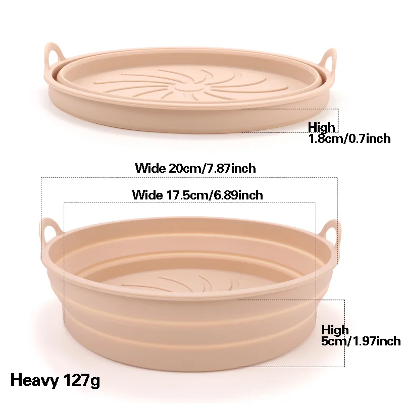 Силиконовый Складной Круглый Квадратный Форма Для Фритюрницы