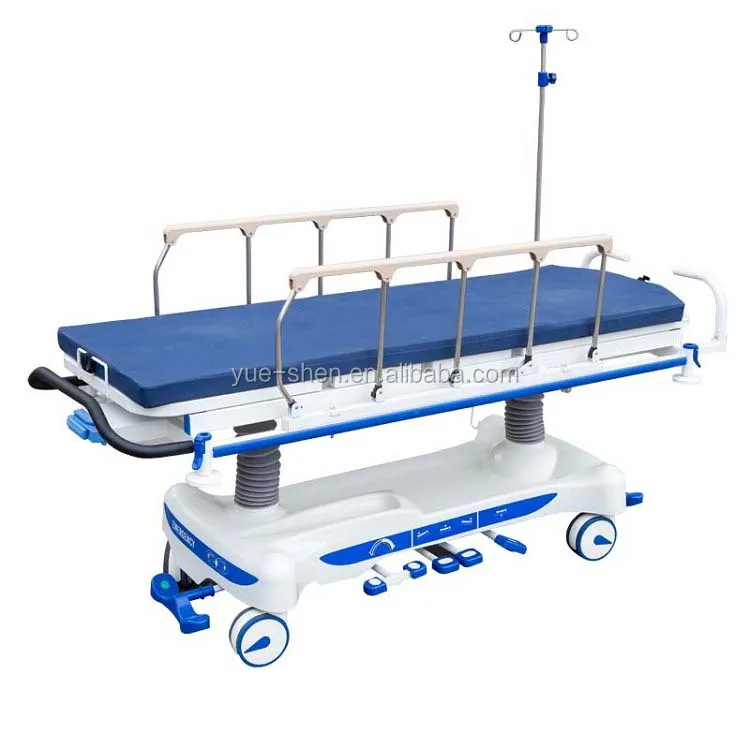 

YSHB-KX883 medical instrument ambulance hospital stretcher hydraulic stretcher cart stretcher wheel cart hospital beds