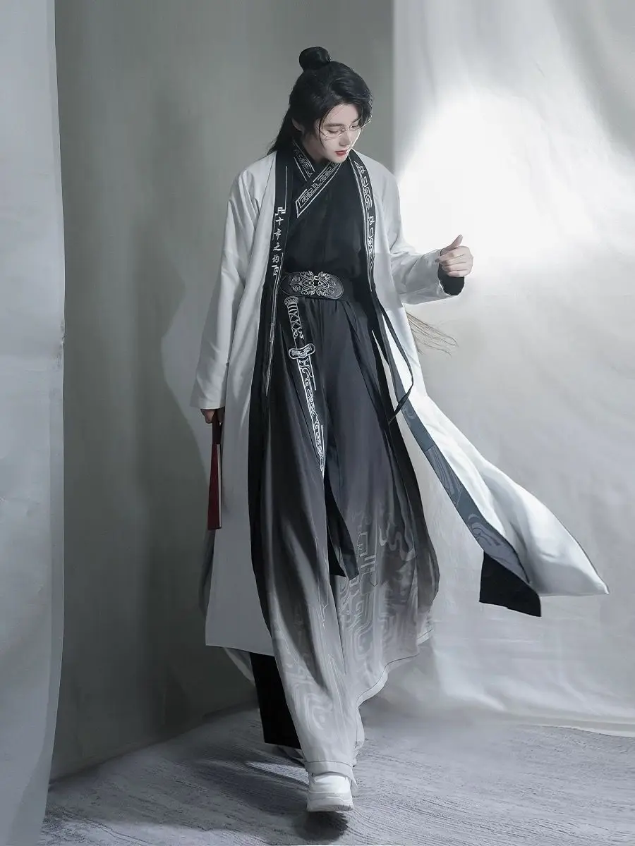 Аксессуары 4XL мужской китайский ханьфу костюм большого размера в стиле древнего