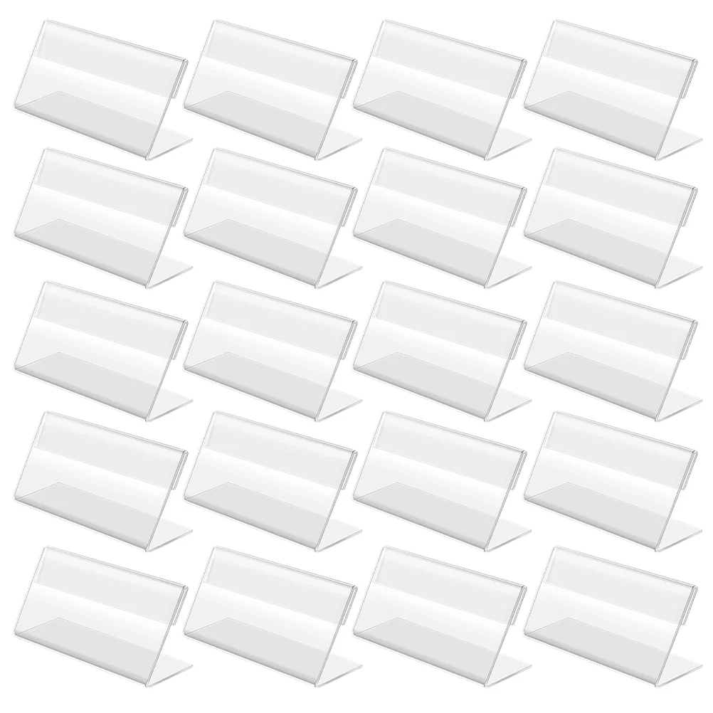 

Wire Rack Labels Price Display Board Business Card Stand Supermarket Tag Holder