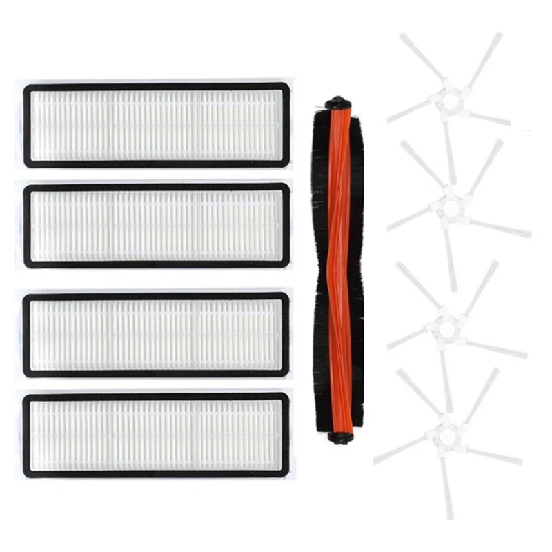 

9Pcs For Xiaomi Mijia Pro STYTJ06ZHM Self-Cleaning Robot Vacuum Cleaner Accessories Main Side Brush HEPA Filter