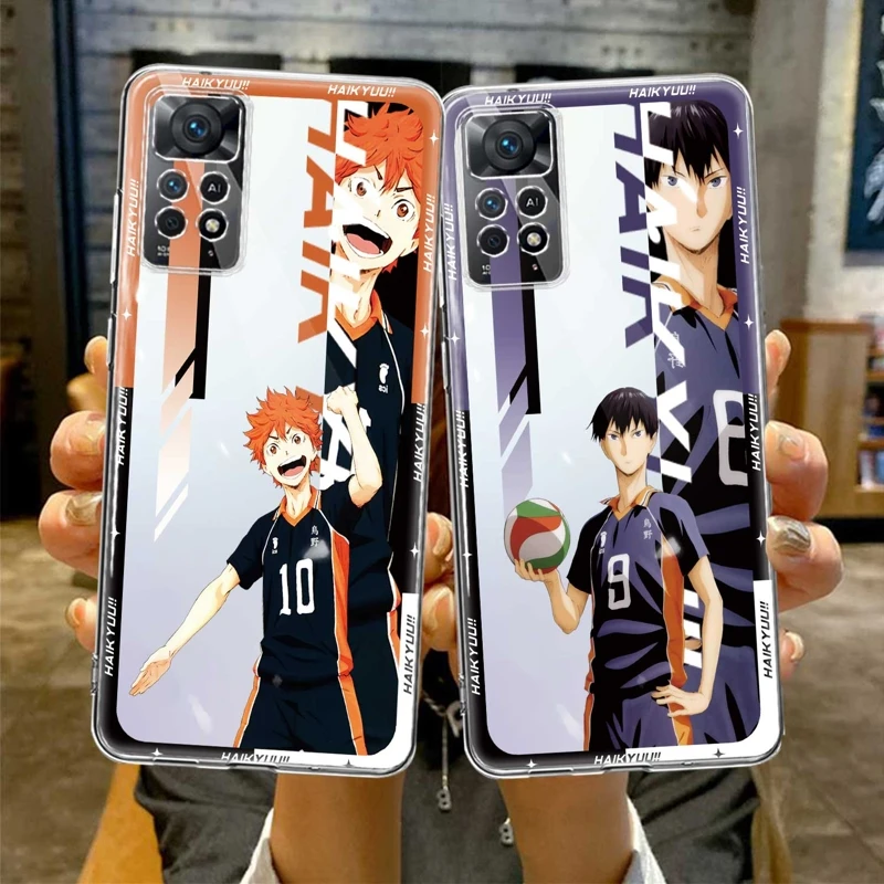 

For Xiaomi Redmi Note 7 8 9 10 11 12 4G 5G Pro 9S 10S NOTE11 11T 10Pro 8T Shell Hinata Shoyo Haikyuu!! Anime Japan Case