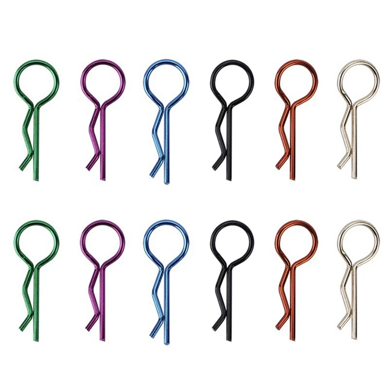 10PCS RC Car Shell Body Clips R Pin Buckles For Axial SCX6 Traxxas MAXX Arrma Kraton 1/5 1/6 1/7 1/8 Parts