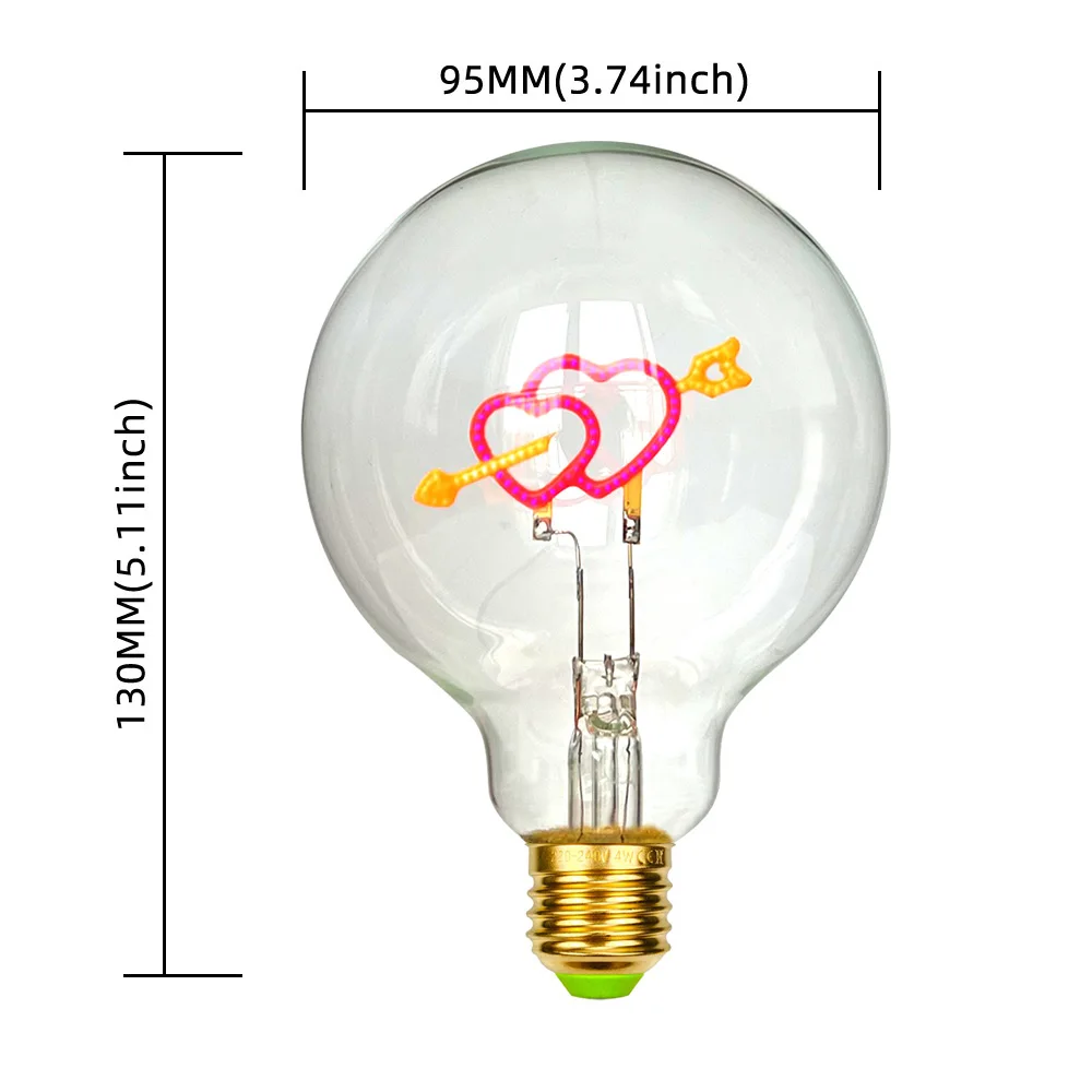 

Светодиодная лампа TIANFAN Big Globe G95 3 Вт