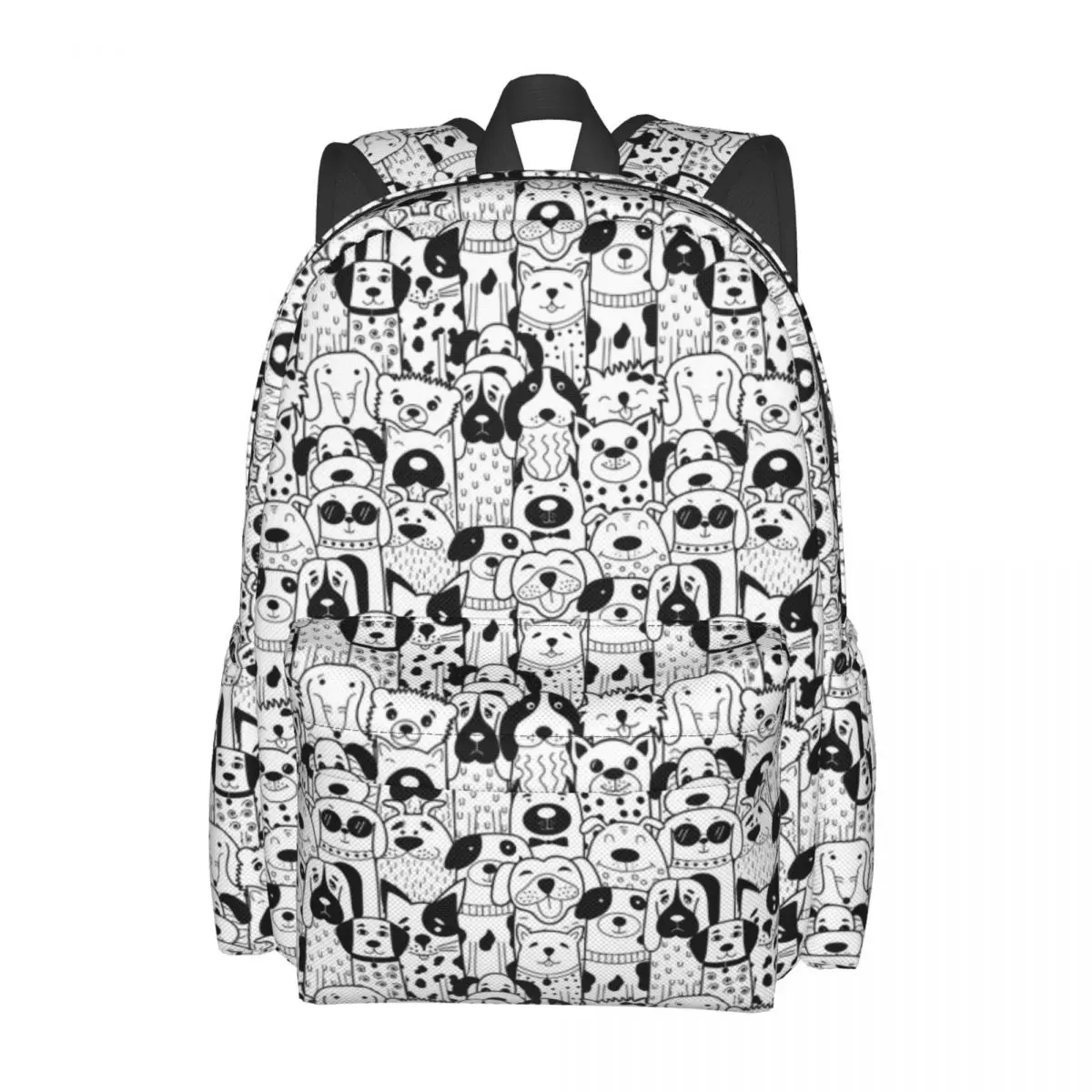 

Cute Dog Print Backpack Animal Cool Backpacks Men University Pattern High School Bags Custom Rucksack