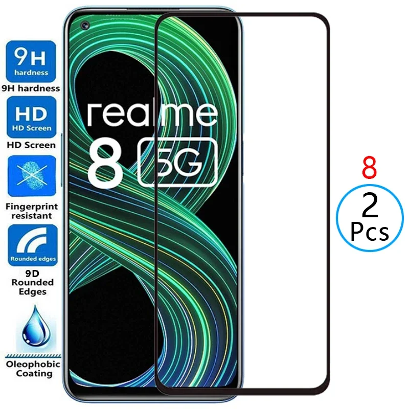 Защитное закаленное стекло для realme 8 4g 5g Защита экрана realme8 realmi8 пленка realmi reame relme