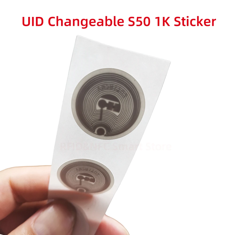 

5/10/20 шт. uid Smart Chip NFC Rfid 13,56 МГц для S50 Card Clone Crack Сменный 25 мм CUID Tag Token Копия 1k перезаписываемые наклейки