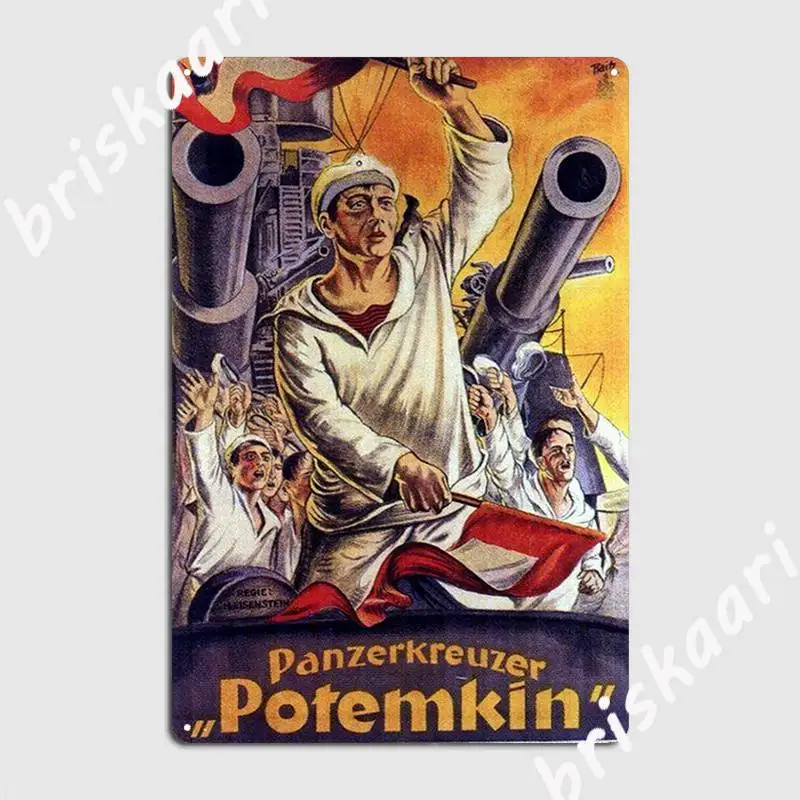 The Battleship Potemkin плакат из фильма металлический Настенный декор настенный постер