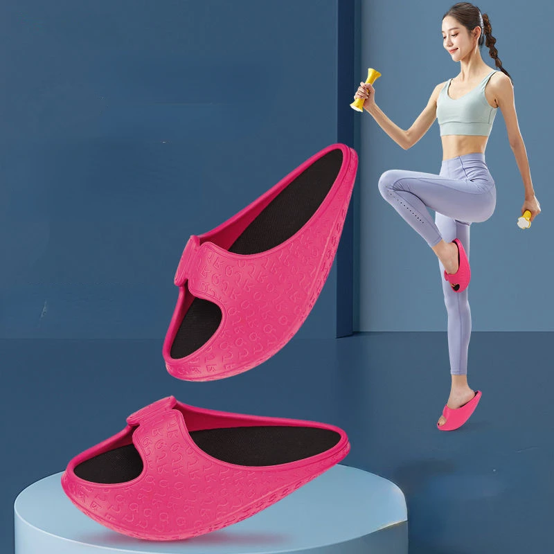 

Rocking Shake Shoes Stovepipe Artifact Female Weight Loss Slippers Lose Sliming Legs Lacing Indoor Exercise Massage Thick Sole