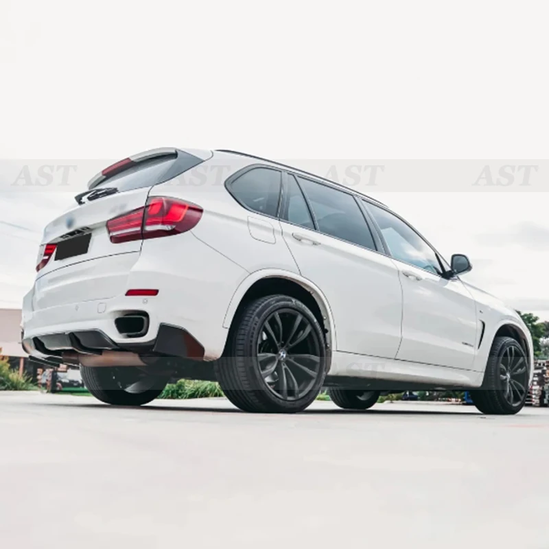 Диффузор для заднего бампера BMW X5 F15 M спортивный сплиттер из углеродного волокна