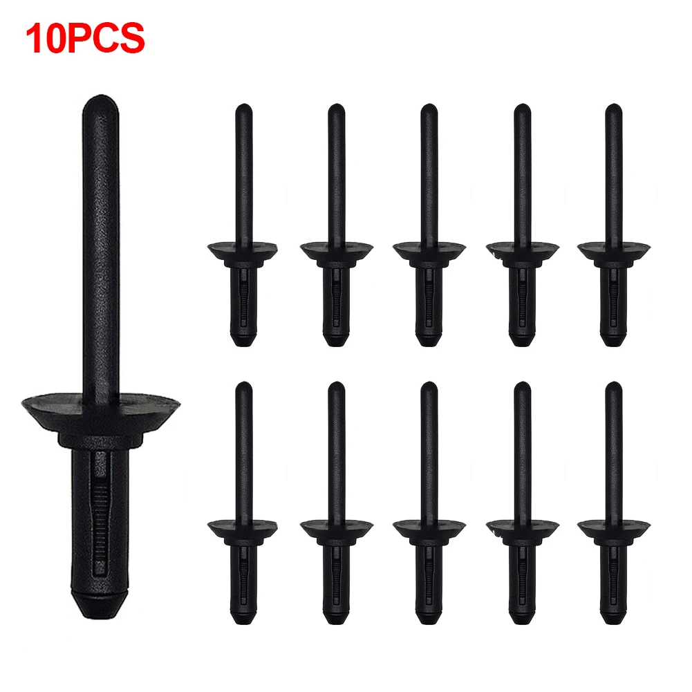 10pcs Car Bumper Clip Plastic Expansion Blind Rivets 6mm For BMW X1 E84 X3 E83 F25 X5 E53 E70 X6 E71 E72 7 Wheel Arches Fastener