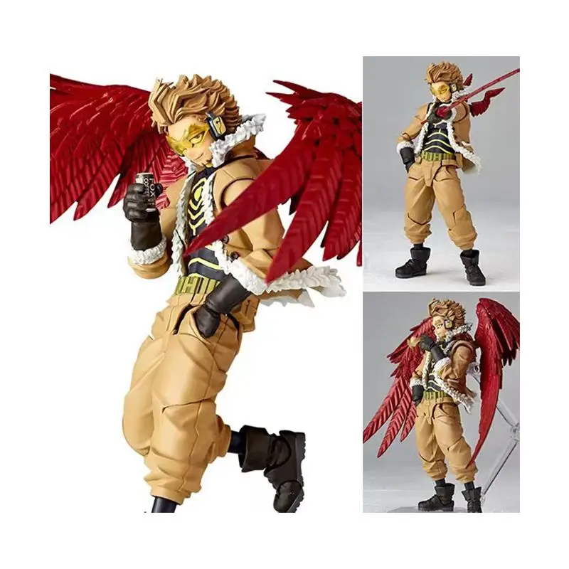 

Оригинальные фигурки Kaiyodo, удивительные фигурки Yamaguchi No.029, мой герой, Академия, Hawks, искусственные фигурки, коллекционные аниме, модели, игрушки