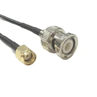 1pc new bnc male to rp sma male plug female pin rg174 rg58 rg142 coaxial cable pigtail 20cm30cm50cm adapter