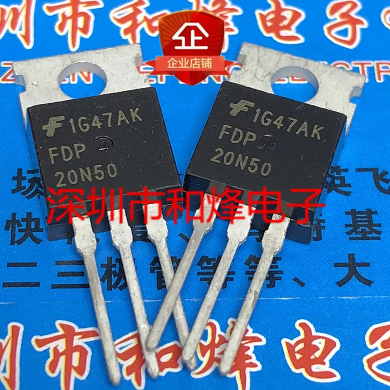 

Original 5PCS/ FDP20N50 TO-220 20A 500V