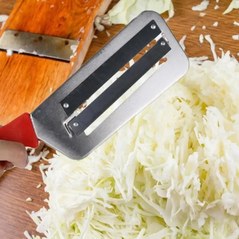 

Creative Stainless Steel Cabbage Hand Slicer Shredder Vegetable Kitchen Manual Cutter For Making Homemade Coleslaw Or Sauerkraut