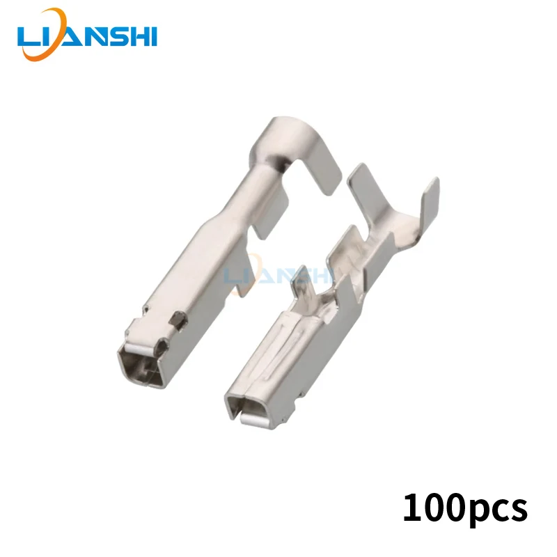 100 шт. автомобильный разъем 2 0 пружинный гнездовой латунь луженый DJ623-2 × 6A