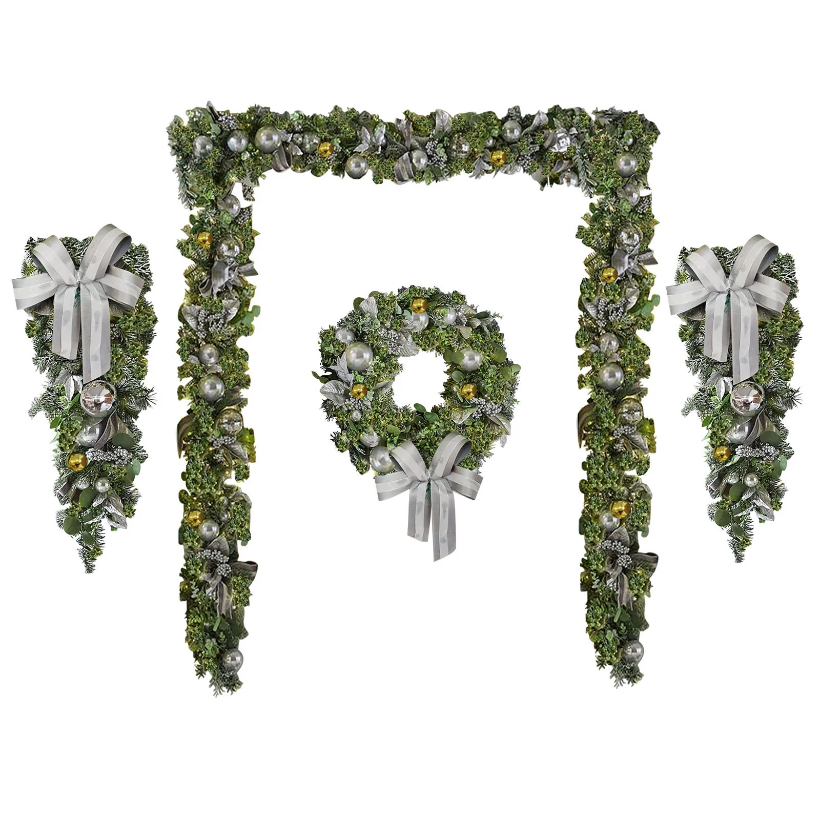 

Christmas Decorations Branches Door Hanger Ring Pendant Garland Wreath Christmas Vine Christmas Dead Cane Home Decor