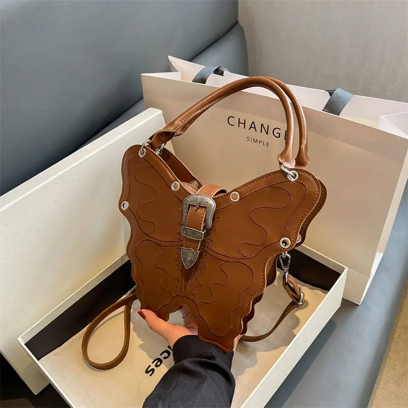 Unique Niche Design Creative Handbag Women's Shoulder Bag New Premium Sense Spring and Summer Vintage Personality Crossbody Bag
