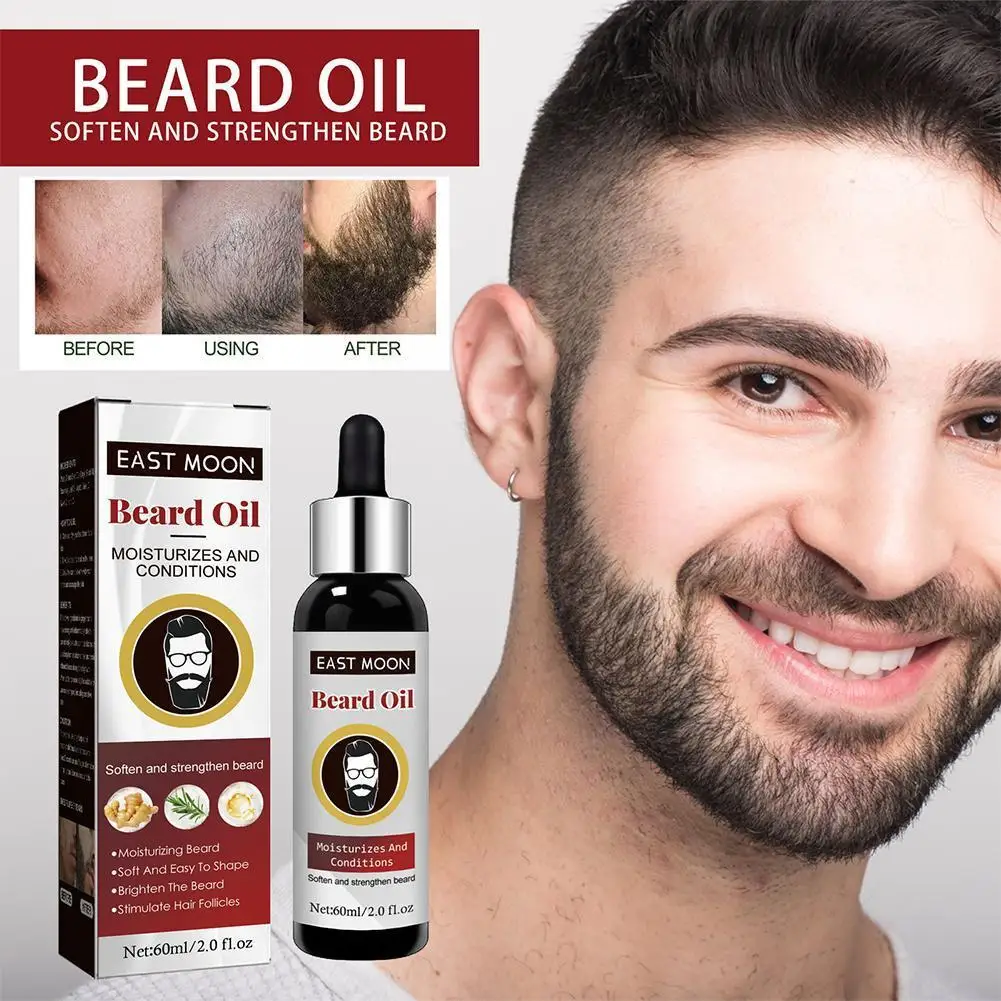 

Эфирное масло для роста бороды, 100% натуральное масло для роста бороды, продукты для выпадения волос для мужчин, уход за бородой, питательный уход за бородой P2B7