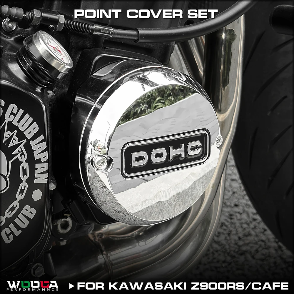 # Z900RS Набор точечных крышек для Kawasaki Cafe 2018-2025 Z1 Style Chrome DHOC Защита сцепления