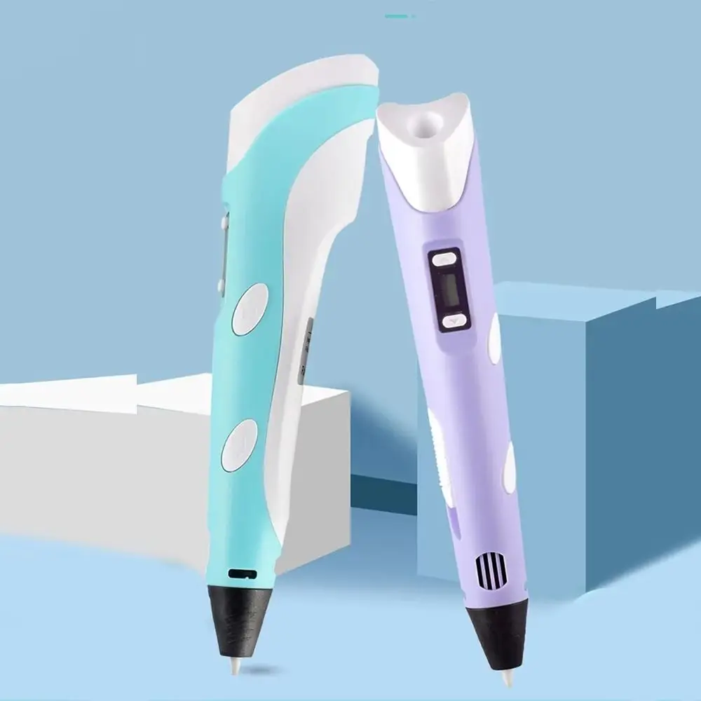 Фото Портативная USB-ручка для 3D-печати с LED-дисплеем, регулируемой скоростью, для рисования и творчества, безопасная, с PLA-филаментом, для DIY-проектов №3