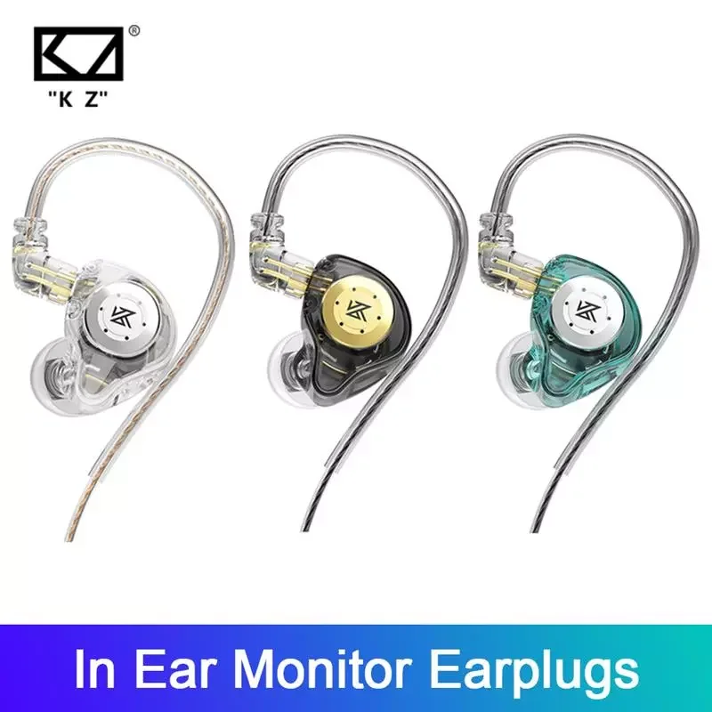 

KZ EDX Pro HIFI In Ear Earphones 1BA+1DD Hybrid Technology Hifi Bass Earbuds Monitor Metal Headphones Sport Noise Cancelling Hea