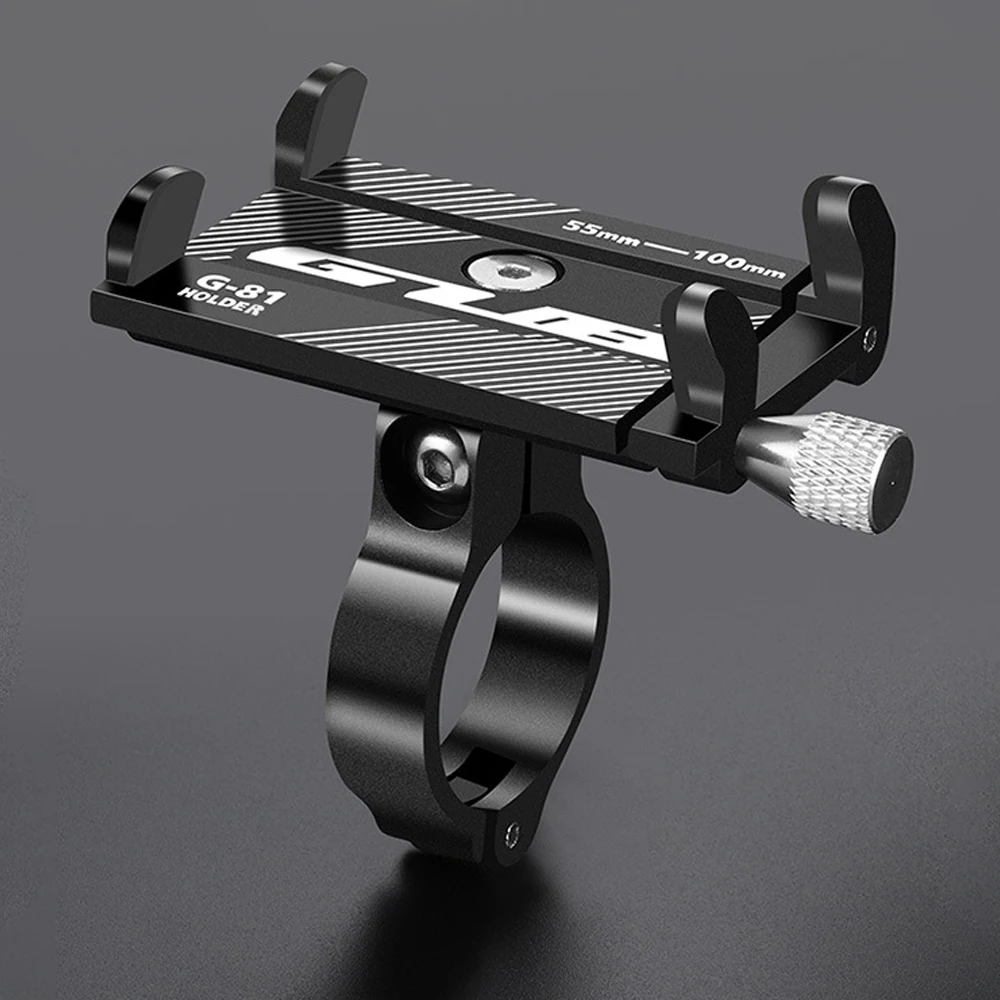 Bicycle Scooter Aluminum Alloy Mobile Phone Holder GPS Mountain BikeMount Bracket Cell Phone Stand for 3.5-6.2