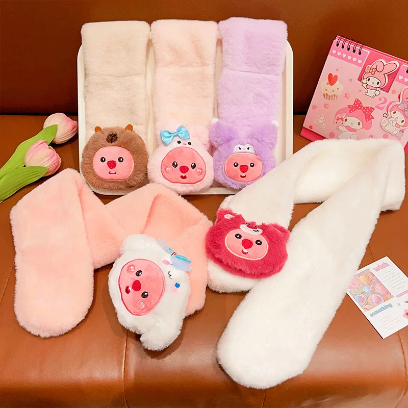 Шарф-петля с перекрестием зимний мужской и женский утолщенный холодный теплый